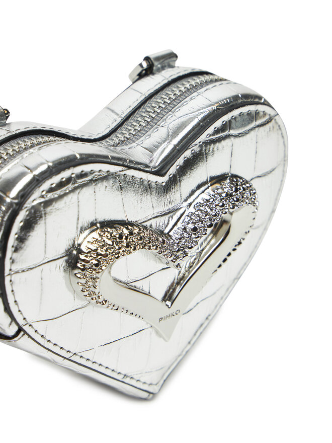 PINKO Monētu maciņš PINKO Heart Pills Holder . AI 24-25 PCPL 103835 A1W5 Sudraba