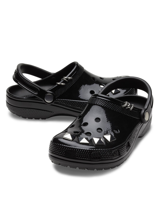 Crocs Şlapi Crocs Classic Studded Clog 210390 Negru
