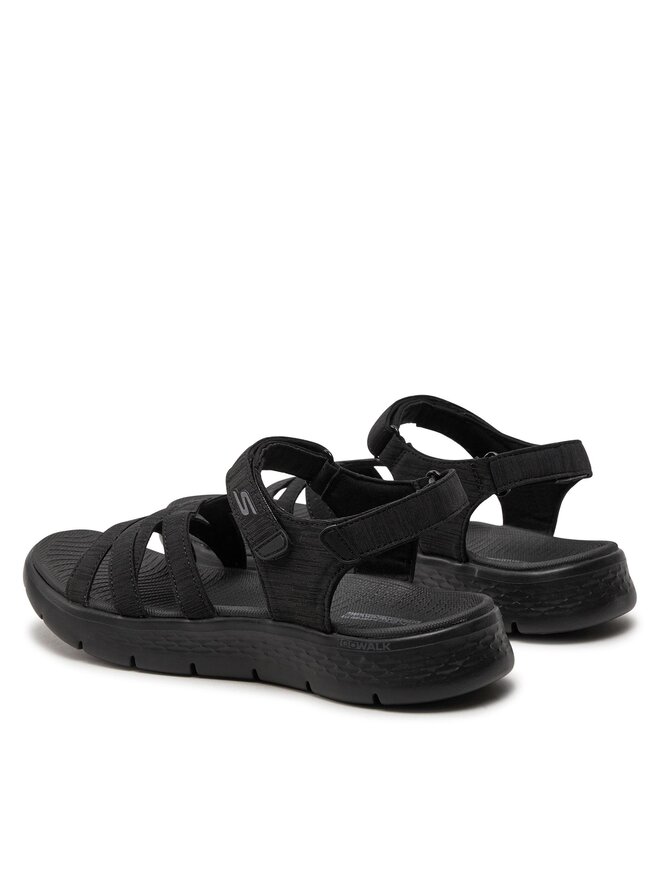 Skechers Sandały Skechers Go Walk Flex Sandal-Sunshine 141450/BBK Czarny