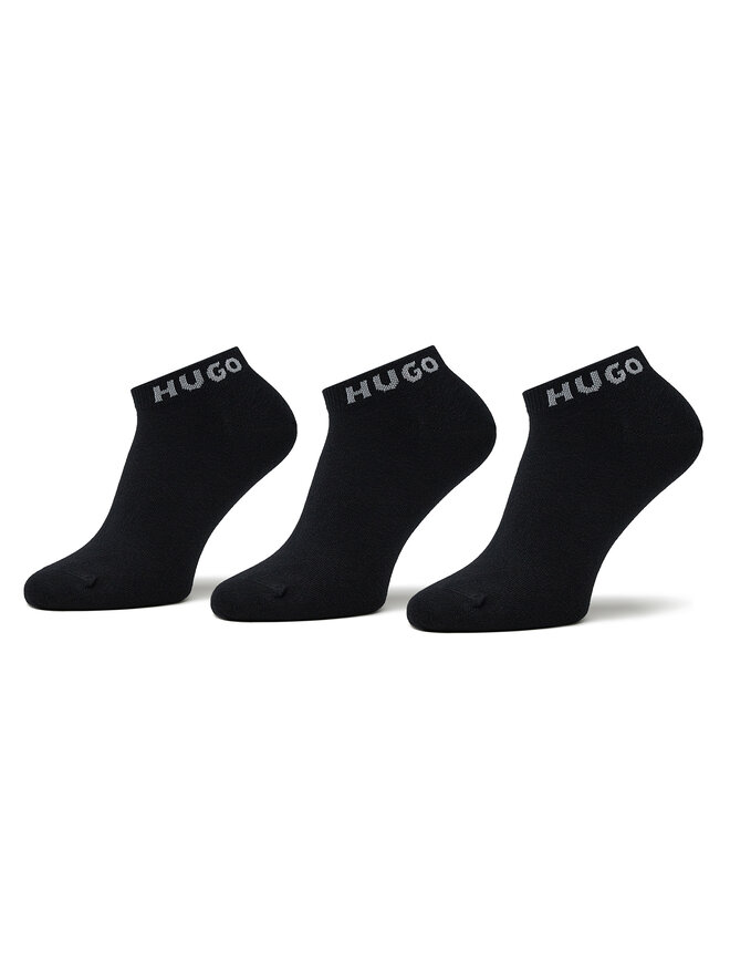 HUGO Set di 3 paia di calzini lunghi da donna Hugo 3p As Uni Cc W 50483111 Nero