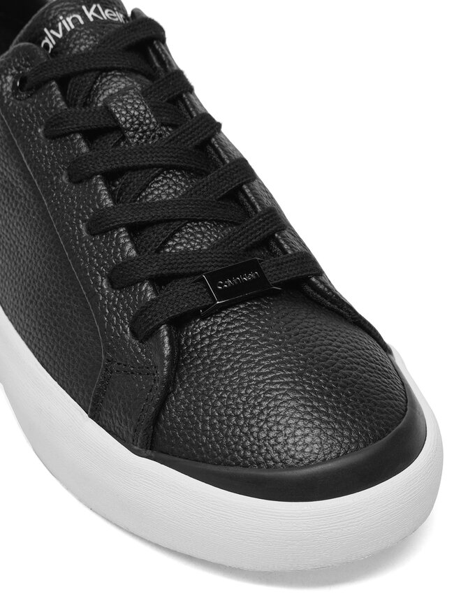 Calvin Klein Sneakers Calvin Klein Vulc Lace Up Lth HW0HW02214 Schwarz