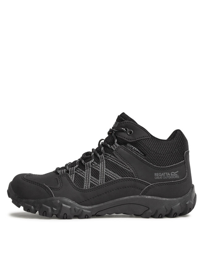 Regatta Трекінгові черевики Regatta Edgepoint Mid Wp RMF622 Чорний