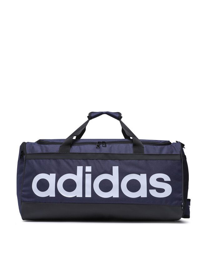 adidas Torba adidas Essentials Linear Duffel Medium HR5349 Granatowy