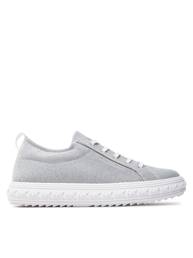 MICHAEL Michael Kors Sneakersy MICHAEL Michael Kors Grove Metallic 43S4GVFS2D Strieborná