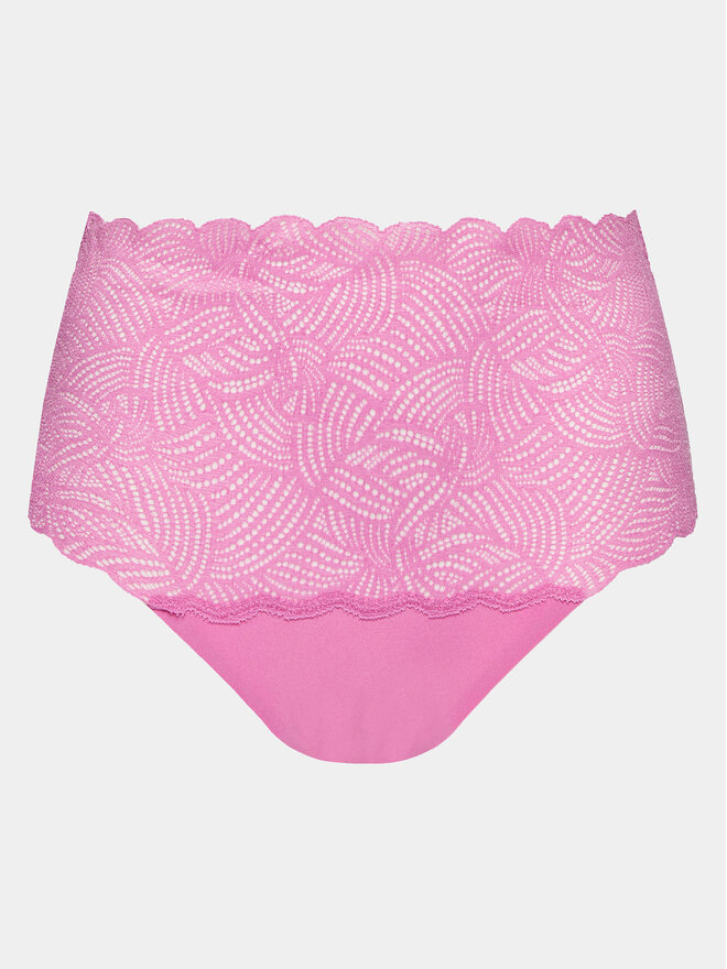 Chantelle Chantelle Klasične spodnje hlačke z visokim pasom Soft Stretch C11G80 Roza