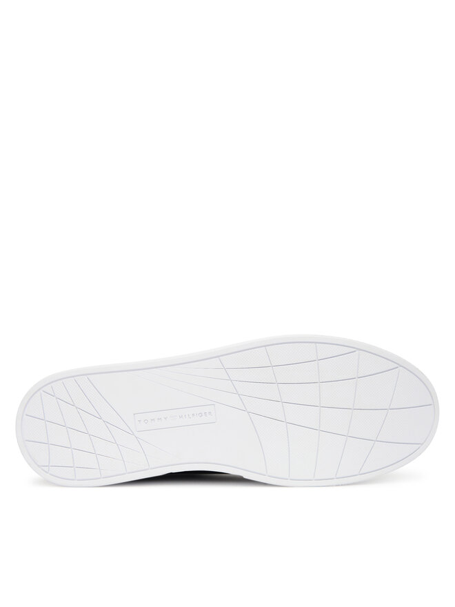 Tommy Hilfiger Сникърси Tommy Hilfiger Icon Court Stripes FM0FM05628 Черен