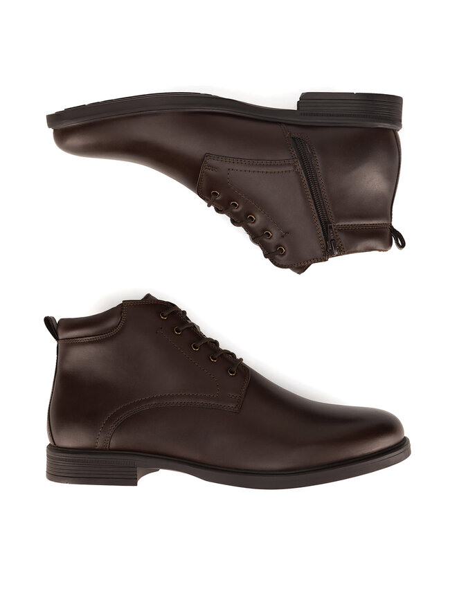 Lanetti Schnürschuhe Lanetti DURAIN-03S MI08 Braun