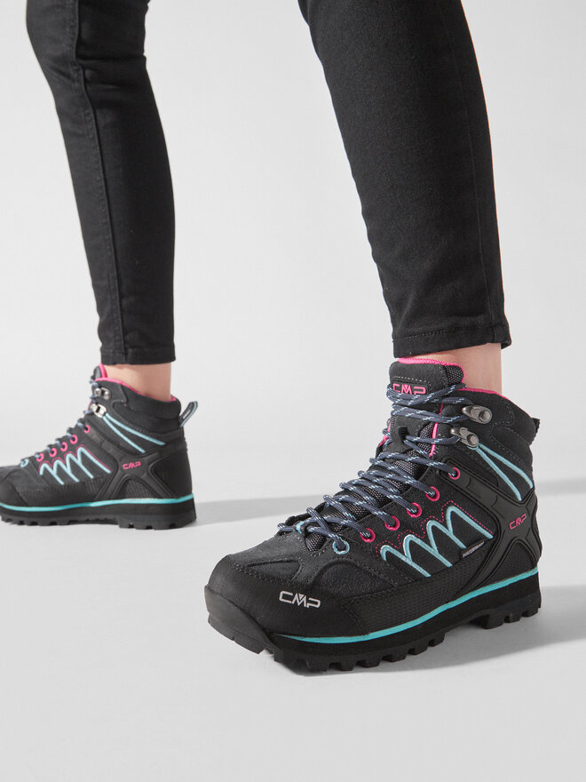 CMP Botas de trekking CMP Moon Mid Wmn Trekking Shoe Wp 31Q4796 Gris