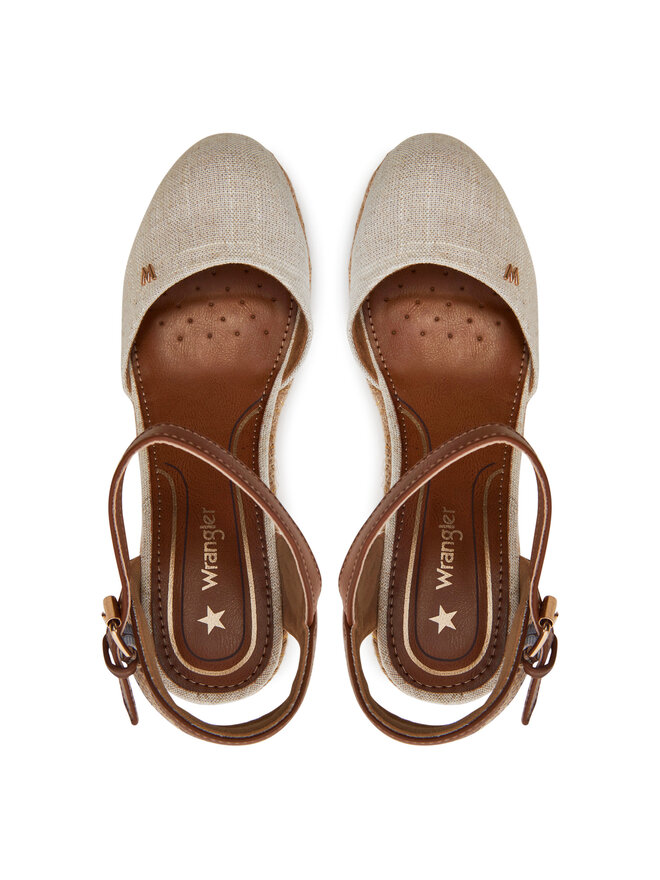 Wrangler Espadryle Wrangler Brava Women Wedge 20241056 Beżowy