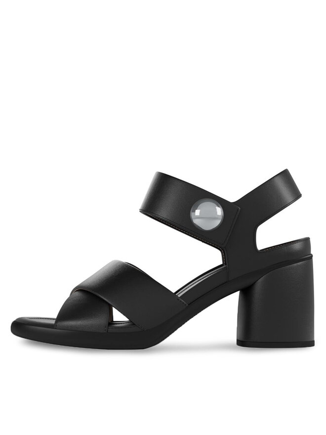 ECCO Sandále ECCO Sculp Lx55 W Cr Open Lea 22289301001 Čierna