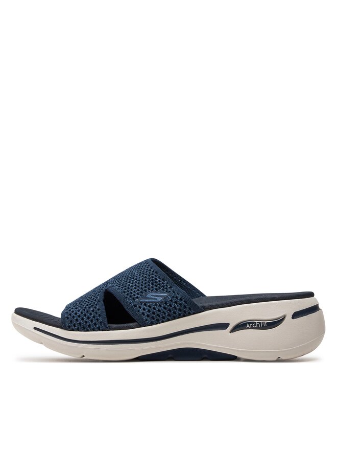 Skechers Şlapi Skechers Go Walk Arch Fit Sandal-Joyful 140274/NVY Bleumarin