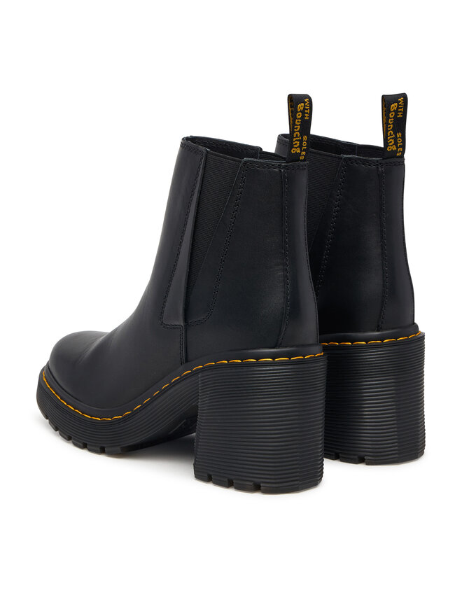 Dr. Martens Stiefeletten Dr. Martens Spence Leather Flared Heel DM26440001 Schwarz