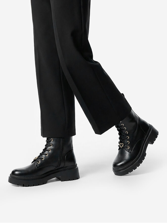 DeeZee Schnürschuhe DeeZee CEO-HY90107-2A Schwarz