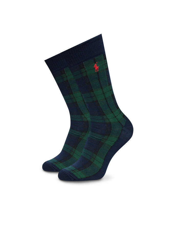 Polo Ralph Lauren Sada 2 párů pánských vysokých ponožek Polo Ralph Lauren 449958826001 Barevná