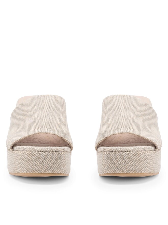 DeeZee Pantoletten DeeZee WS270602-01 Beige
