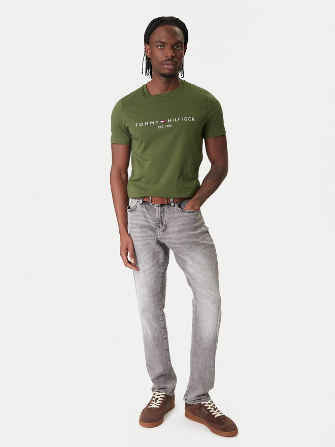 Tommy Hilfiger Tommy Hilfiger T-Shirt Logo MW0MW11797 Grün Slim Fit