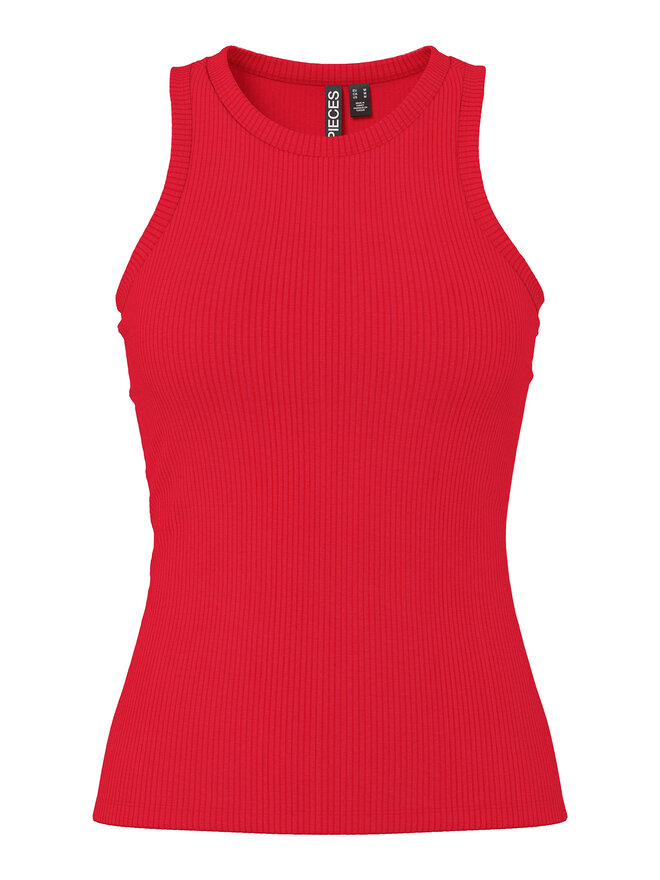 Pieces Pieces Top Ruka 17133673 Rot Slim Fit