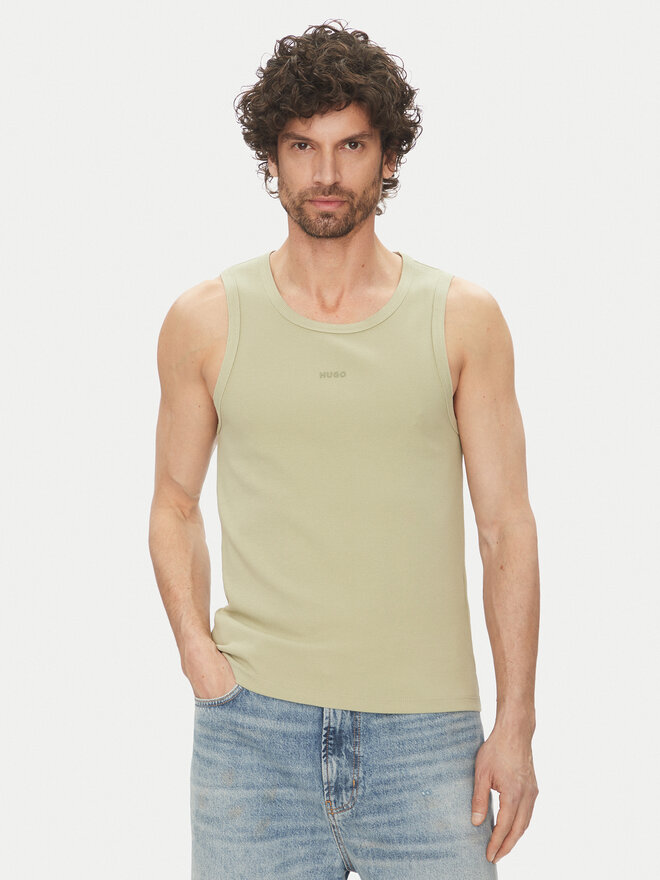 HUGO HUGO Майка Dapota 50542089 Зелений Slim Fit
