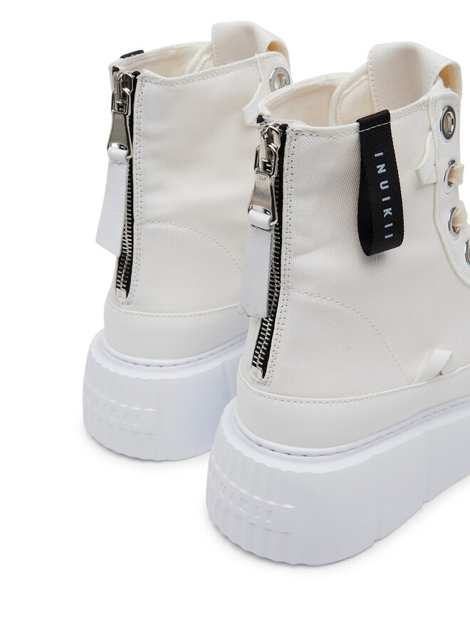 Inuikii Plátenky Inuikii Matilda Canvas High 30103-025 Biela