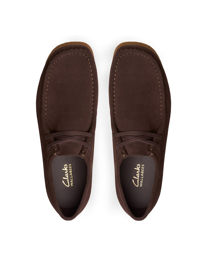 Clarks Pusbačiai Clarks Wallabee EVO 26178279 Ruda