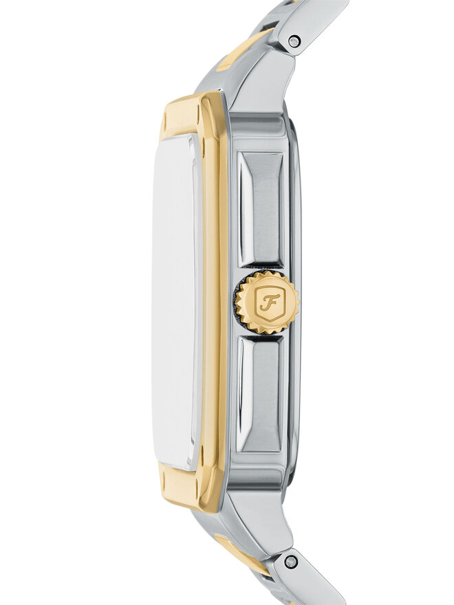 Fossil Ročna ura Fossil Crosby FS6123 Srebrna