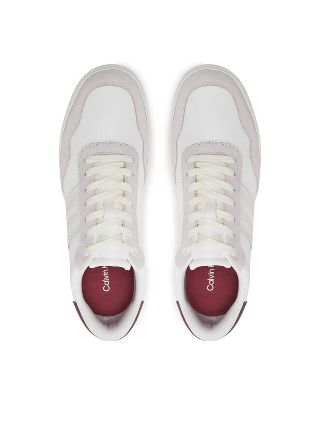 Calvin Klein Sneakers Calvin Klein Low Top Lace Up Mix HM0HM01548 Bianco
