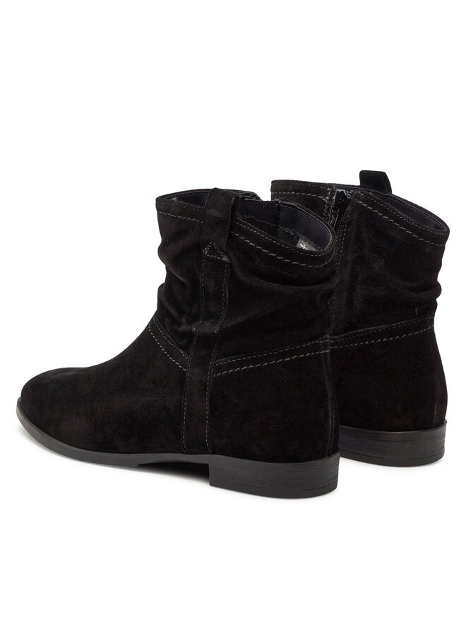 Tamaris Μποτάκια Tamaris 1-25950-41 Μαύρο