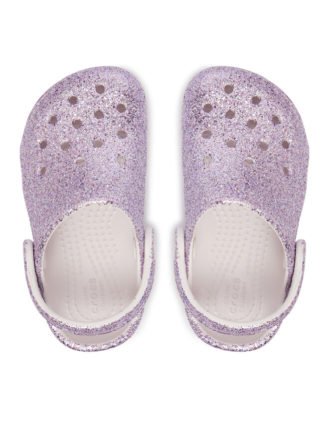 Crocs Шльопанці Crocs Classic Chunky Glitter Clog T 211940 Фіолетовий
