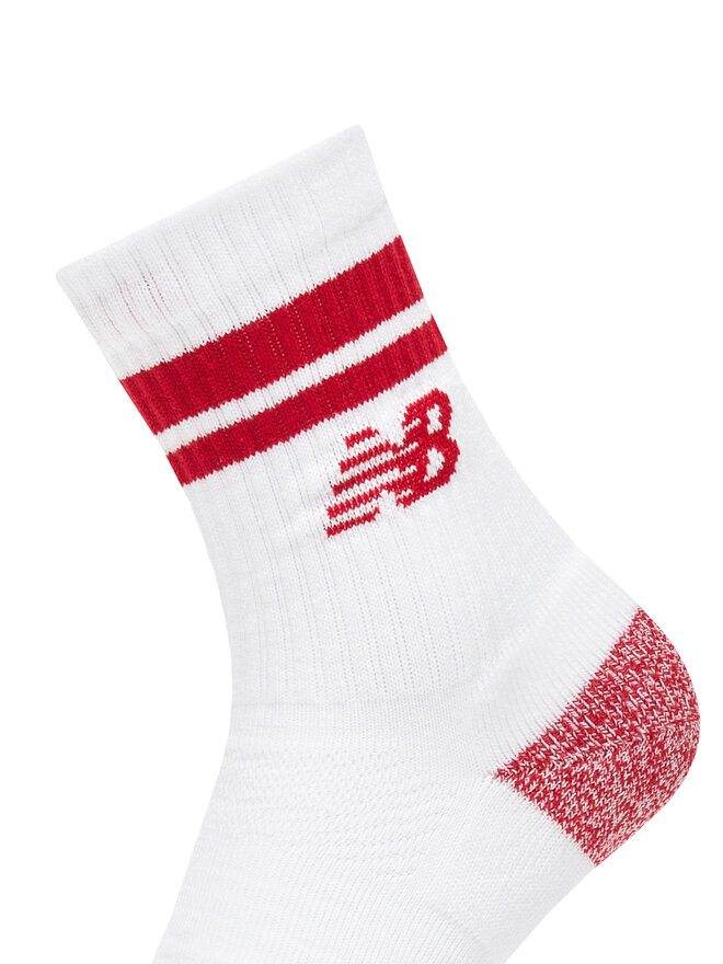 New Balance Duge čarape New Balance Active Lifestyle Striped Crew LAS35210AS1 Bijela