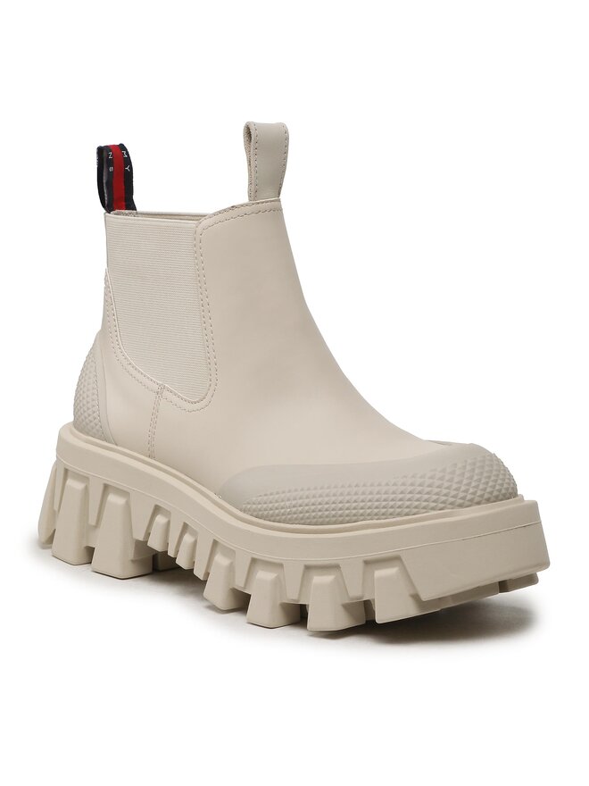 Tommy Jeans Челсі Tommy Jeans Rubber Rain EN0EN02234 Écru