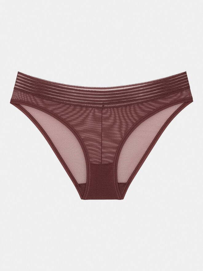 Triumph Triumph Klasične spodnje hlačke Tempting Sheer Highleg Tai 10215956 Rjava