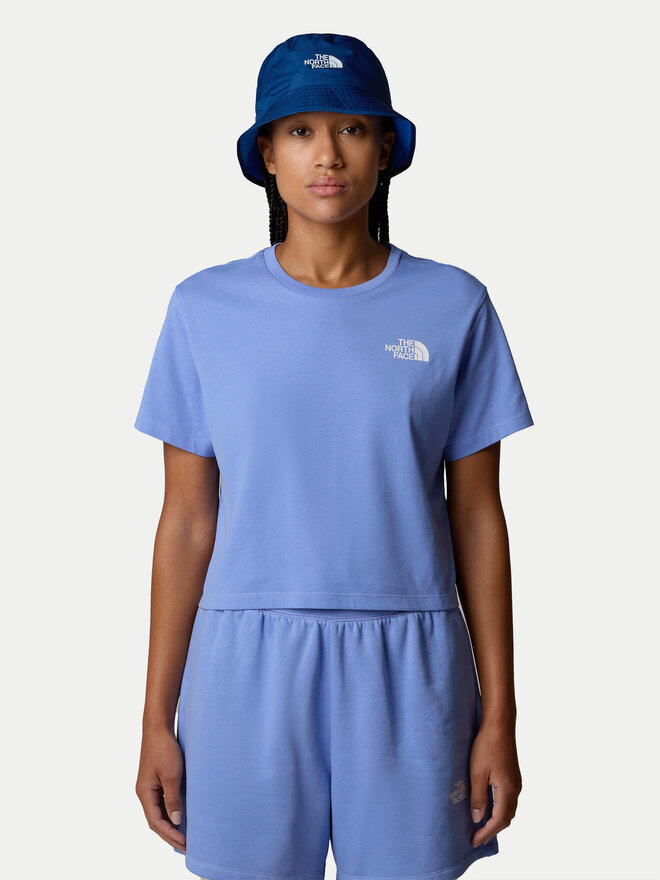 The North Face The North Face Marškinėliai Simple Dome NF0A87U4 Mėlyna Loose Fit