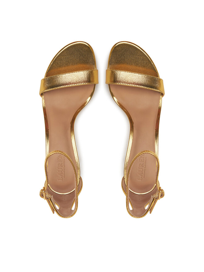 LAUREN RALPH LAUREN Sandały LAUREN RALPH LAUREN 802978207001 Złoty