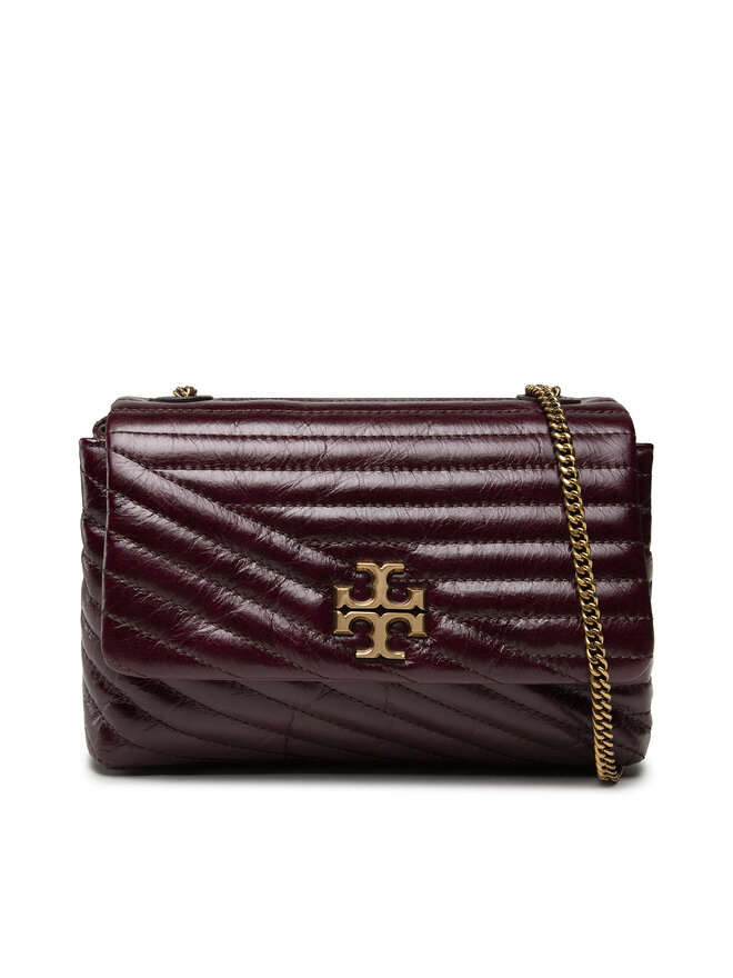Tory Burch Táska Tory Burch Kira Chevron Glazed Mini Bag 84008 Bordó