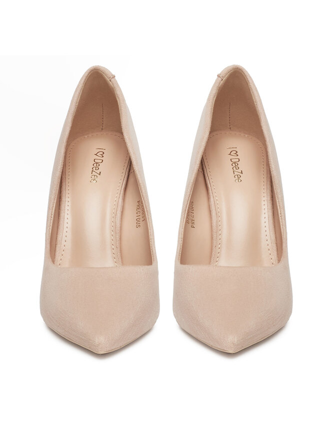 DeeZee Pantofi cu toc subțire DeeZee DZ0031 Bej