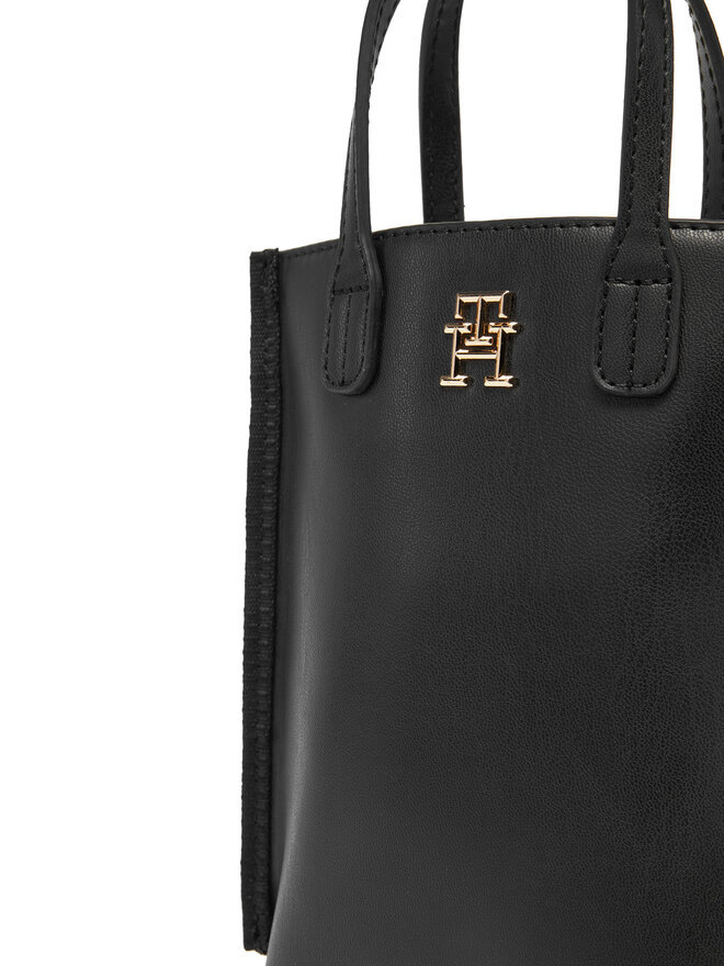 Tommy Hilfiger Geantă pentru telefon Tommy Hilfiger Th Distinct Phone Pouch AW0AW17402 Negru