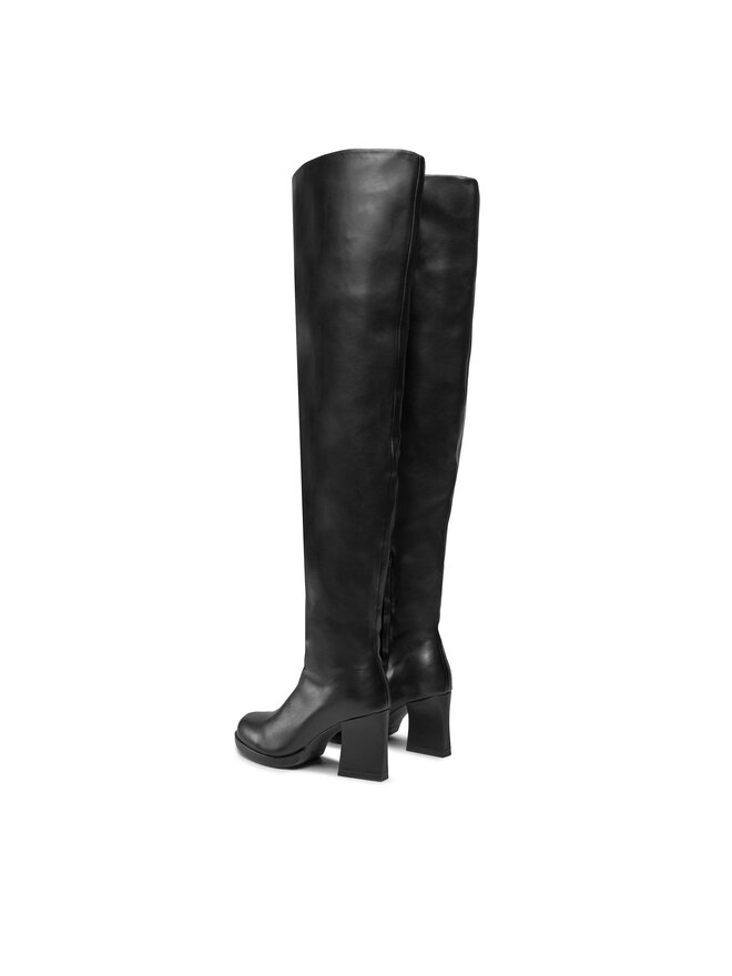 PINKO Botas mosqueteras PINKO Dussek Stivale AI 23-24 BLKS1 102336 A1D9 Negro