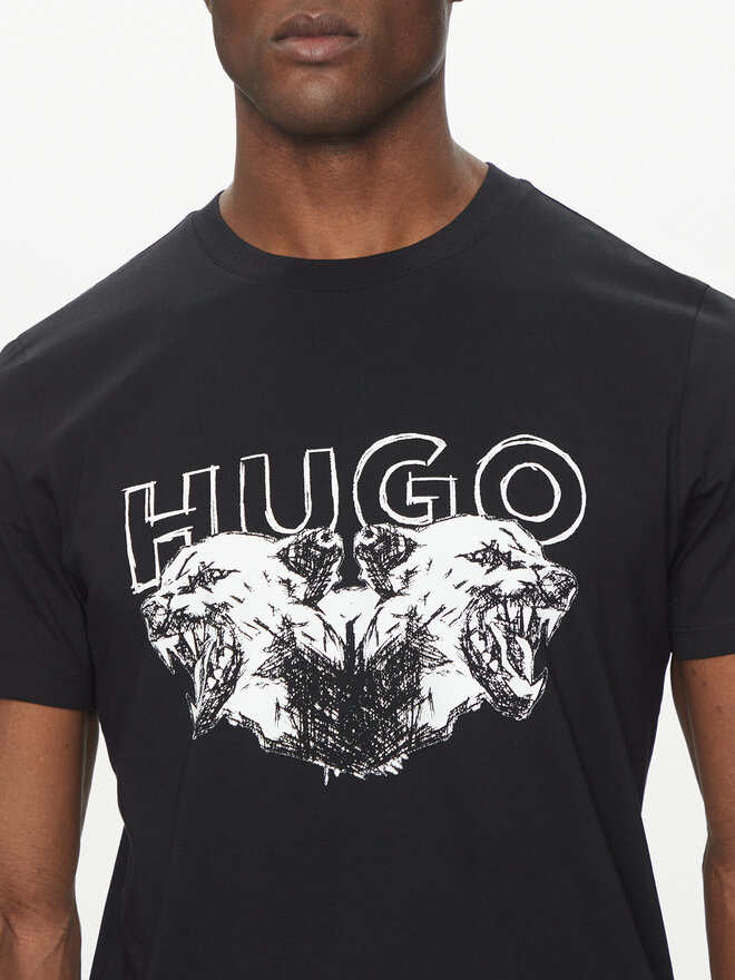 HUGO HUGO T-Shirt Durro 50538257 Schwarz Regular Fit