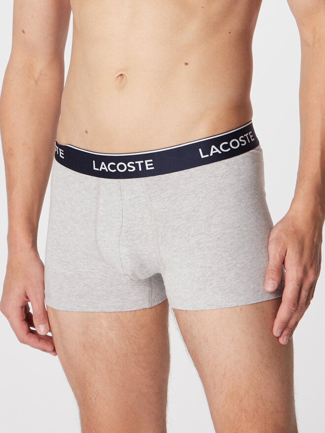 Lacoste Lacoste Набір з 3 пар боксерів 5H3389 Сірий