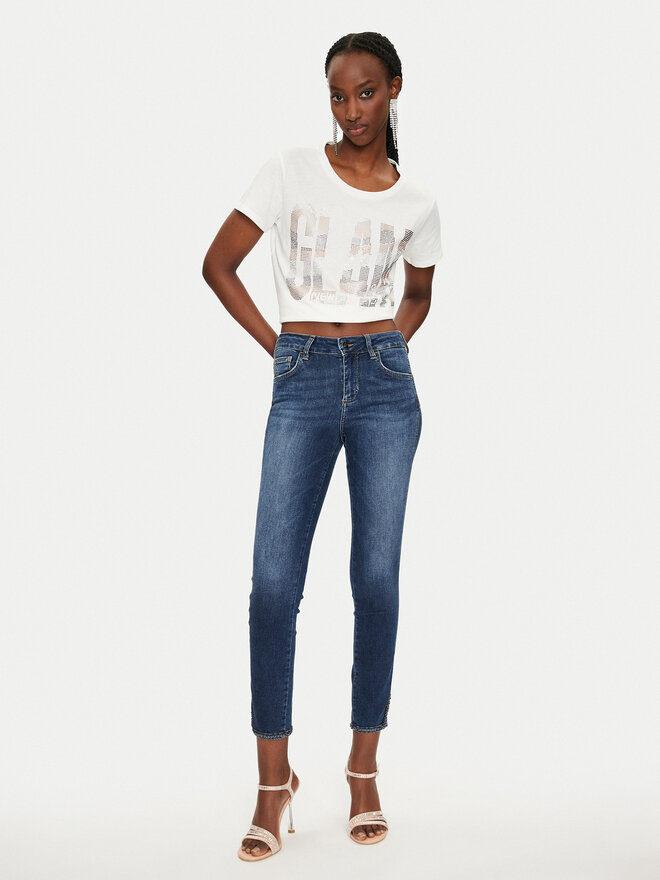 Liu Jo Liu Jo Футболка TF4205 JS923 Білий Regular Fit