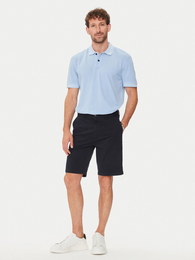 BOSS Boss Поло Prime 50507813 Голубий Regular Fit