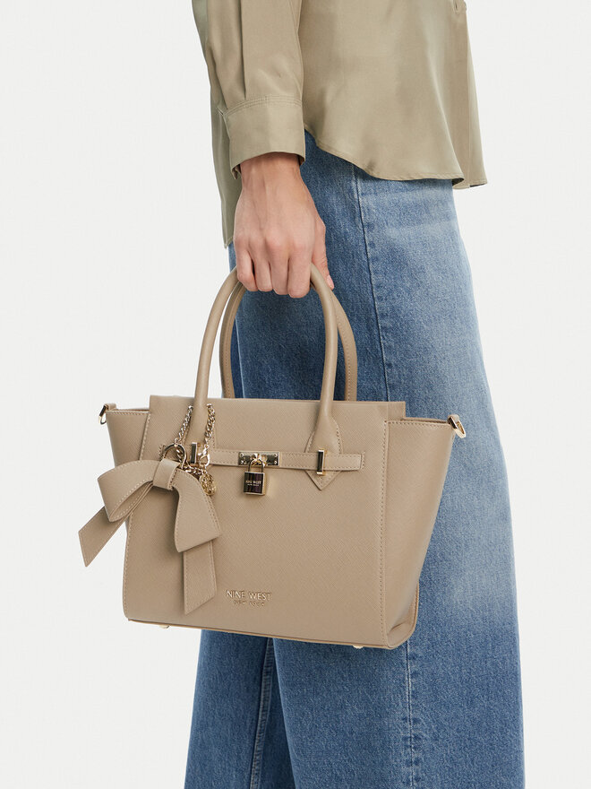 Nine West Ročna torba Nine West CEO-Chelsea-Charm-II-LX10185 Bež