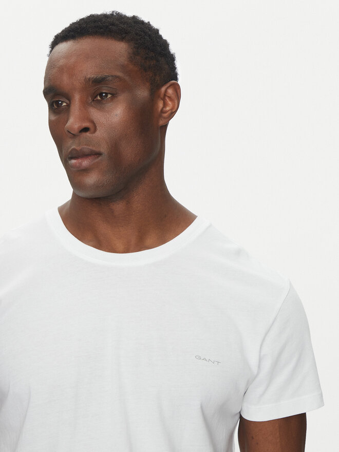 Gant Gant Set 2 majice 900012008 Bijela Regular Fit