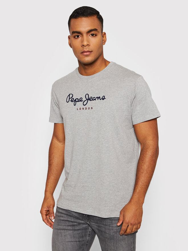 Pepe Jeans Pepe Jeans Футболка Eggo PM508208 Сірий Regular Fit
