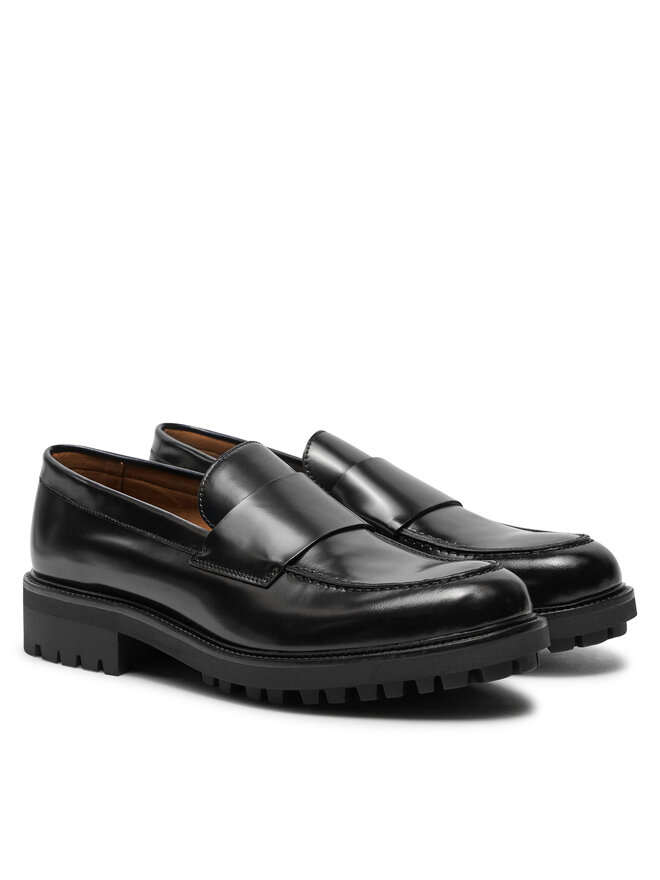 Calvin Klein Loafers Calvin Klein Moccasin W/ Band HM0HM01833 Μαύρο