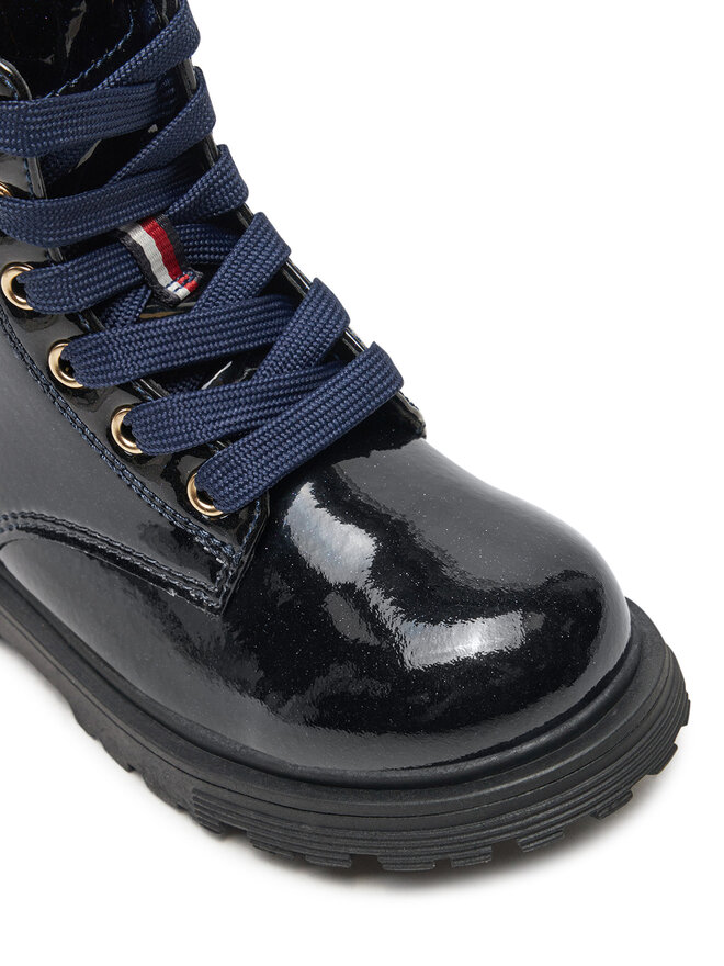 Tommy Hilfiger Чоботи Tommy Hilfiger Lace-Up Bootie T1A5-33564-1237 M Cиній