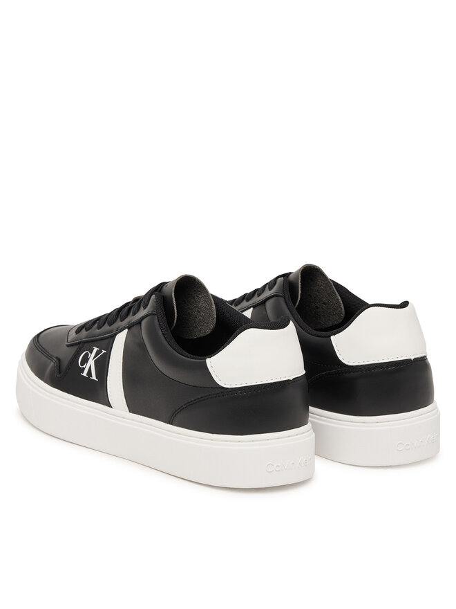 Calvin Klein Sneakers Calvin Klein Classic Cups Lace Lth Emb Tongue HM0HM02237 Schwarz