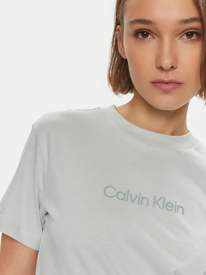 Calvin Klein Calvin Klein Camiseta Hero Logo K20K205448 Verde Regular Fit