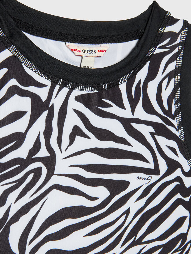 Guess Guess Felső J3RI02 MC01P Fekete Slim Fit