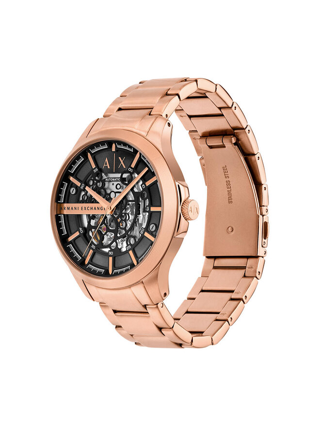 Armani Exchange Zegarek Armani Exchange Hampton Automatic AX2456 Złoty